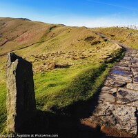 Buy canvas prints of The Path to Mam Tor Peak District by Craig Yates