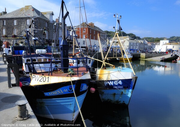 Padstow Harbour Picture Board by Craig Yates