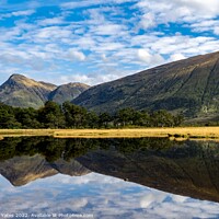 Buy canvas prints of Loch Etive reflection Scotland. by Craig Yates