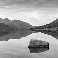 Buy canvas prints of Loch Etive Scotland Black and White by Craig Yates