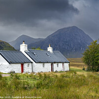 Buy canvas prints of Black Rock Cottage Glencoe Scotland by Craig Yates