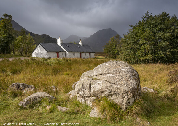 Black Rock Cottage Glencoe Scotland Picture Board by Craig Yates