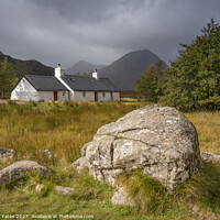 Buy canvas prints of Black Rock Cottage Glencoe Scotland by Craig Yates