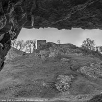 Buy canvas prints of Peveril Castle Cave Dale Peak District by Craig Yates