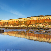 Buy canvas prints of Hunstanton Beach Water Reflection by Craig Yates