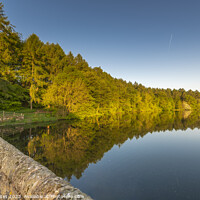 Buy canvas prints of Linacre Reservoirs Reflection. by Craig Yates