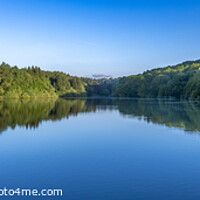 Buy canvas prints of Linacre Reservoirs Morning Panoramic by Craig Yates