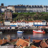 Buy canvas prints of Whitby Rooftops.  by Craig Yates