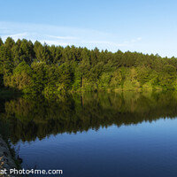 Buy canvas prints of Linacre Reservoirs Peak District. by Craig Yates