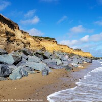 Buy canvas prints of Happisburgh Beach Norfolk by Craig Yates