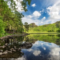 Buy canvas prints of Blea Tarn Lake District Cumbria. by Craig Yates