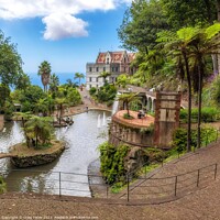 Buy canvas prints of Monte Palace Botanical Gardens Funchal Madeira by Craig Yates