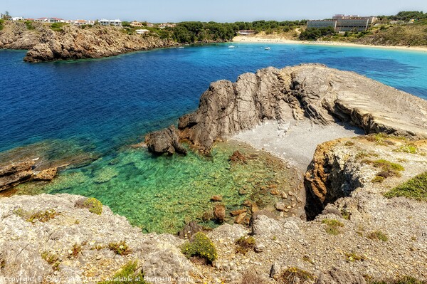 Secluded Beach Arenal D'en Castell Menorca Picture Board by Craig Yates
