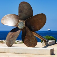 Buy canvas prints of Iscomar Propeller Ciutadella Menorca by Craig Yates