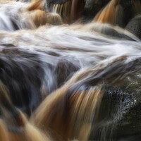 Buy canvas prints of Padley Gorge Waterfall Rapids. by Craig Yates