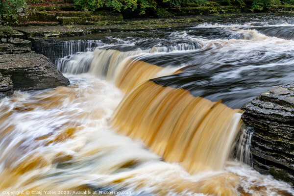 Aysgarth Lower Falls Yorkshire. Picture Board by Craig Yates