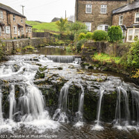 Buy canvas prints of Hawes Waterfall North Yorkshire by Craig Yates