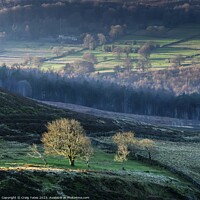 Buy canvas prints of Peak District Morning Landscape Light Derbyshire. by Craig Yates