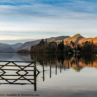 Buy canvas prints of Derwent Water Golden Morning Light by Craig Yates