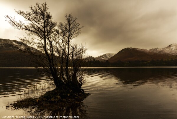 ULLSWATER MOODY LIGHT. Picture Board by Craig Yates