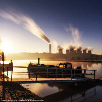 Buy canvas prints of Radcliffe on Soar Power Station Nottingham. by Craig Yates