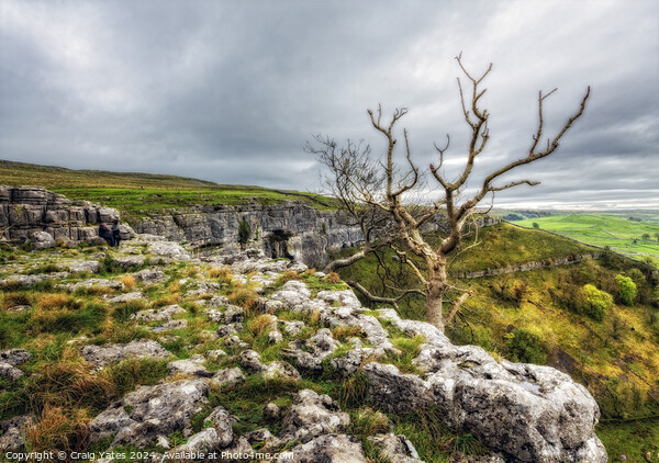 Malham Cove Skipton Yorkshire Picture Board by Craig Yates