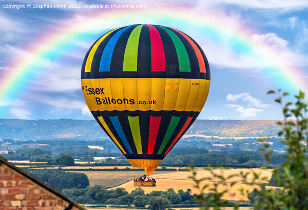 Rainbow Ballon Picture Board by Stephen Pimm