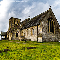 Buy canvas prints of Church on the Hill at Garsington by Stephen Pimm