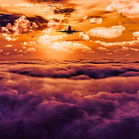 Buy canvas prints of Plane above Clouds by Stephen Pimm