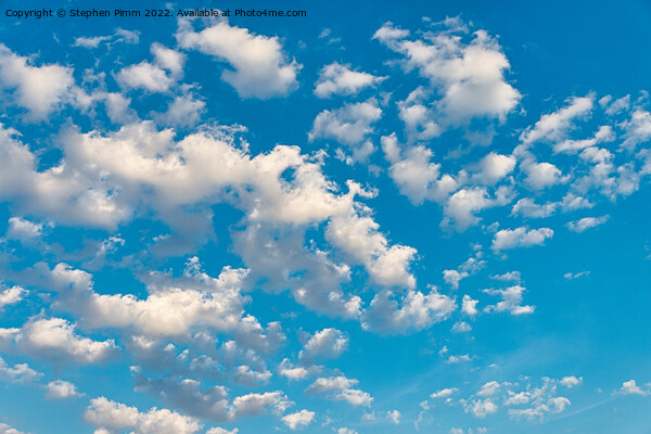 Blue Sky Clouds Picture Board by Stephen Pimm