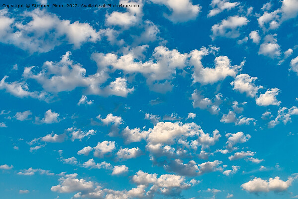 Blue Sky Clouds Picture Board by Stephen Pimm