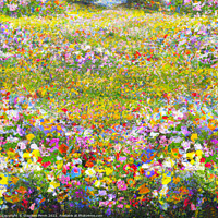 Buy canvas prints of AI Flower Meadow by Stephen Pimm