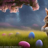 Buy canvas prints of AI Easter Bunny by Stephen Pimm