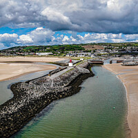 Buy canvas prints of Burry Port Lighthouse by Glenn Booth