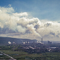 Buy canvas prints of Port Talbot Steelworks by Glenn Booth