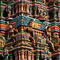 Buy canvas prints of Sri Maha Mariamman Temple, Bangkok by Alan Crumlish