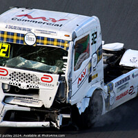 Buy canvas prints of British Truck Racing by Ray Putley