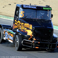 Buy canvas prints of British Truck Racing by Ray Putley