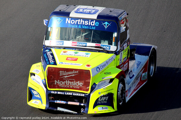 British Truck Racing Picture Board by Ray Putley