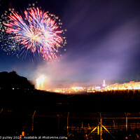 Buy canvas prints of Fireworks by Ray Putley