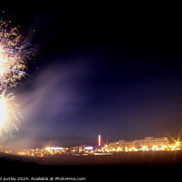 Buy canvas prints of Fireworks by Ray Putley