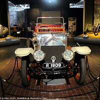 Buy canvas prints of 1909 Rolls-Royce Silver Ghost by Ray Putley