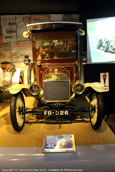 1914 Ford Model T Van at the Beaulieu Car Museum. Picture Board by Ray Putley