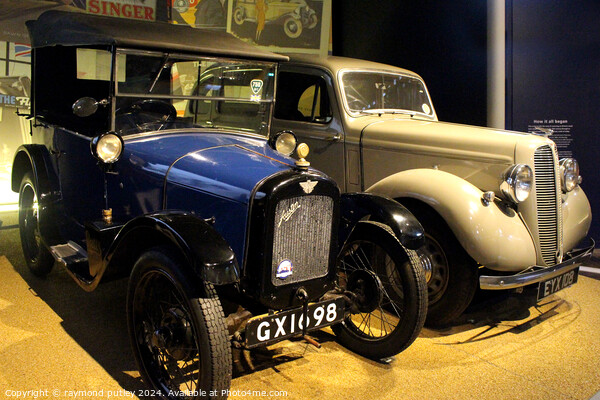 Austin & Singer Cars at Beaulieu Car Museum. Picture Board by Ray Putley