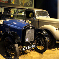 Buy canvas prints of Austin & Singer Cars at Beaulieu Car Museum. by Ray Putley