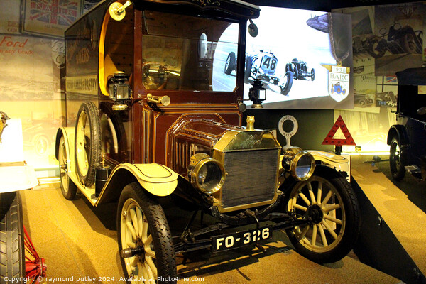 1914 Ford Model T Van car at Beaulieu Car Museum. Picture Board by Ray Putley