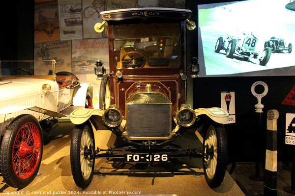 1914 Ford Model T Van at Beaulieu Car Museum. Picture Board by Ray Putley