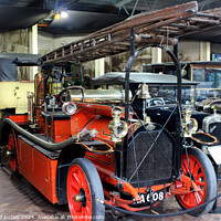 Buy canvas prints of 1907 Gobron Brillie Fire Engine by Ray Putley