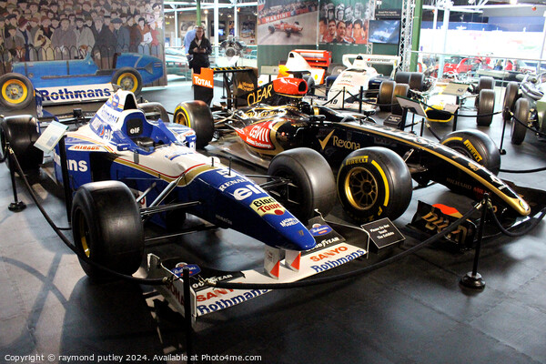 Formula 1 Race Cars at Beaulieu Motor Museum  Picture Board by Ray Putley