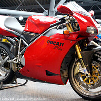 Buy canvas prints of 2002 Ducati 998R by Ray Putley
